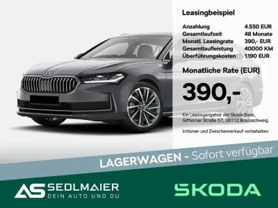 Neu Skoda Superb LAURIN & KLEMENT 265 PS (194 kW) 2025 Graphitegrau Kombi