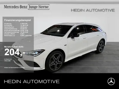 Brugt Mercedes CLA250e Shooting Brake AMG 118 HK (86 kW) 2021 Hvid Stationcar