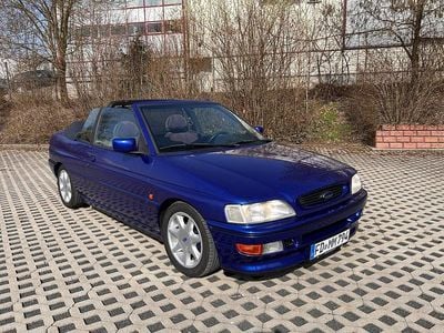Gebraucht Ford Escort Cabriolet 105 PS (77 kW) 1993 Blau Cabrio