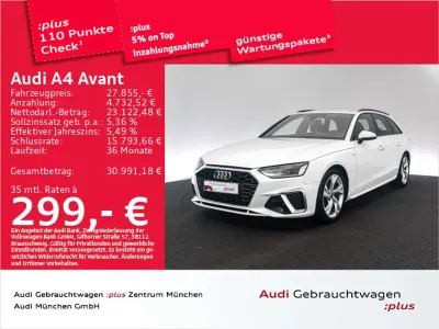 Gebraucht Audi A4 S-Line 150 PS (110 kW) 2023 Weiß Kombi