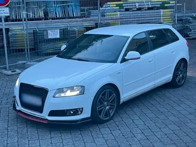 Second-hand Audi A3 Sportback S-Line 160 CP (117 kW) 2008 Alb Hatchback