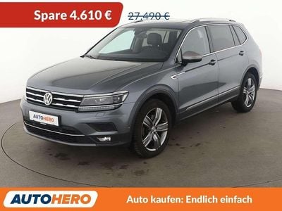 Gebraucht VW Tiguan Allspace Highline 179 PS (131 kW) 2018 Platinum grey SUV