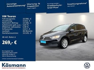 Gebraucht VW Touran Comfortline 110 PS (80 kW) 2016 Schwarz Van / Kleinbus