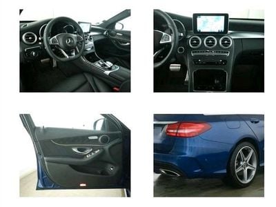 Gebraucht Mercedes C300 AMG line 245 PS (180 kW) 2018 Blau Kombi