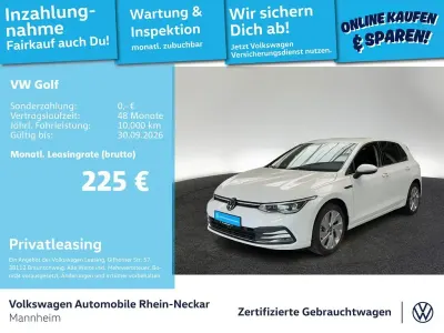 Gebraucht VW Golf VIII Style 131 PS (96 kW) 2024 Weiß Limousine