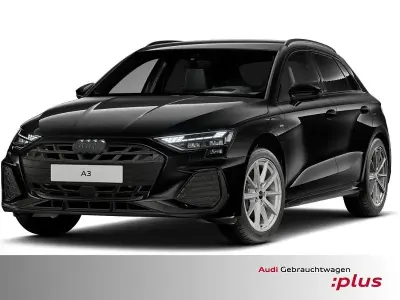 Brugt Audi A3 S-Line 204 HK (150 kW) 2025 Sort Sedan