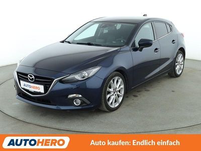 Blau Gebraucht 2014 Mazda 3 Sports-Line Limousine | 12.250 € (Etwas zu teuer)
