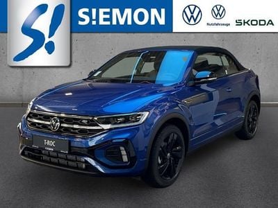 Gebraucht VW T-Roc Cabriolet R-line 150 PS (110 kW) 2024 Blau Cabrio