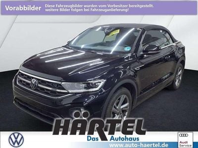 Gebraucht VW T-Roc Cabriolet R-line 150 PS (110 kW) 2025 Deep black perleffekt, pearl effect Cabrio