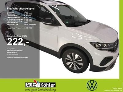 Gebraucht VW T-Cross Goal 95 PS (69 kW) 2024 Pure white SUV