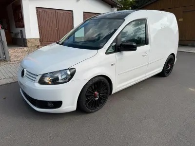 Gebraucht VW Caddy 75 PS (55 kW) 2014 Weiß Van / Kleinbus