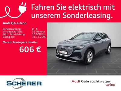 Gebraucht Audi Q4 e-tron Advanced Plus 219 kW (299 PS) 2022 Kieselgrau SUV