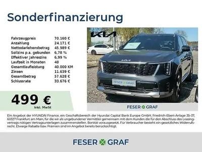 Nuova Kia Sorento 239 CV (175 kW) 2026 Grigio SUV