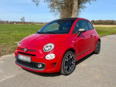Usata Fiat 500C Sport 69 CV (50 kW) 2016 Rosso Cabrio