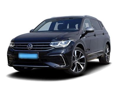 Gebraucht VW Tiguan Allspace R-line 199 PS (146 kW) 2021 Schwarz SUV