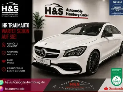 Gebraucht Mercedes CLA45 AMG AMG 381 PS (280 kW) 2018 Calcitweiss  unilack Coupé
