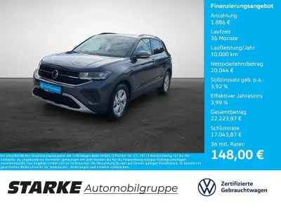 Gebraucht VW T-Cross Life 95 PS (69 kW) 2025 Grau SUV