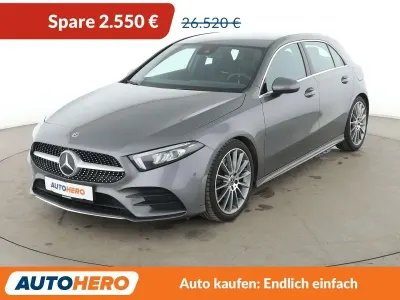 Brugt Mercedes A250 AMG line 224 HK (164 kW) 2019 Grå Sedan