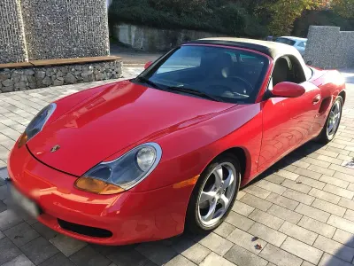Gebraucht Porsche Boxster 204 PS (150 kW) 1997 Rot Cabrio