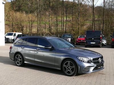 gebraucht Mercedes C180 dT AMG-Line Night Edition Leder Navi Sitzh