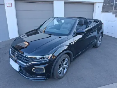 Brugt VW T-Roc Cabriolet R-line 150 HK (110 kW) 2020 Sort Cabriolet