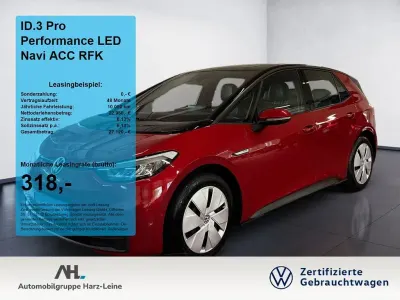 Gebraucht VW ID.3 Pro Performance 150 kW (204 PS) 2022 Schwarz Kleinwagen