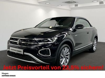 Schwarz Neu 2025 VW T-Roc Cabriolet Style Cabrio | 31.480 € (Guter Preis)