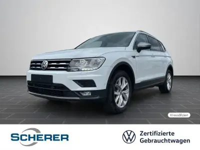 Gebraucht VW Tiguan Allspace Comfortline 150 PS (110 kW) 2021 Pure white SUV