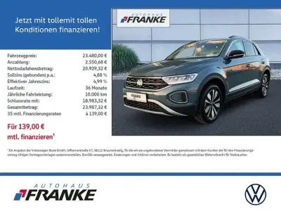 Gebraucht VW T-Roc Goal 116 PS (85 kW) 2025 Petroleum blue metallic SUV