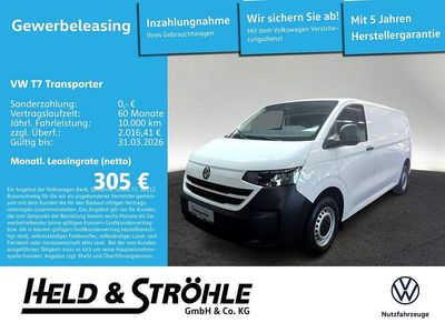 Neu VW Transporter 110 PS (80 kW) 2026 2e clear white Van