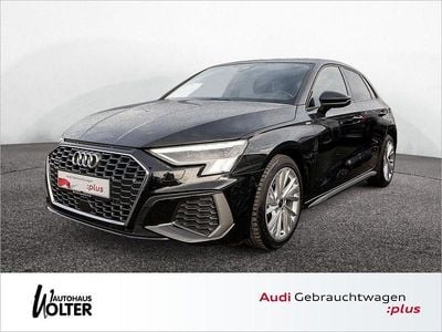 Mythosschwarz metallic Gebraucht 2022 Audi A3 S-Line Limousine | 28.390 € (Fairer Preis)