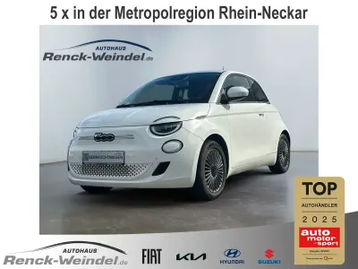 Gebraucht Fiat 500e Icon 86 kW (118 PS) 2021 Arktis weiß) (weiss Kleinwagen