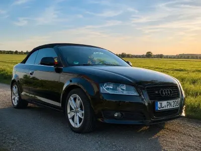Gebraucht Audi A3 Cabriolet S-Line 160 PS (117 kW) 2008 Schwarz Cabrio