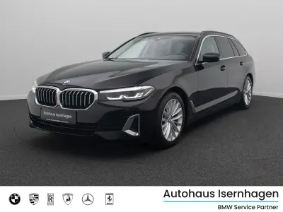 Brugt BMW 520 Luxury Line 190 HK (139 kW) 2021 Sort Sedan