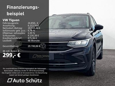 Gebraucht VW Tiguan Life 150 PS (110 kW) 2022 Deep black perleffekt SUV