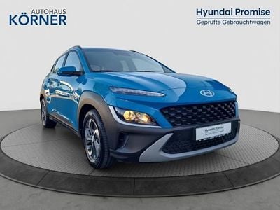 Gebraucht Hyundai Kona Select 141 PS (103 kW) 2021 Blau SUV