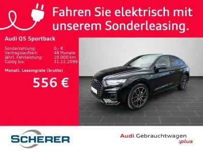 Używany Audi Q5 Sportback S-Line 299 KM (219 kW) 2023 Czarny SUV