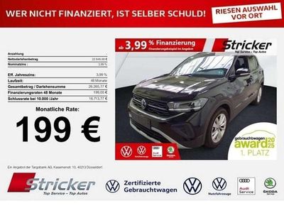 Gebraucht VW T-Cross Goal 116 PS (85 kW) 2025 Deep black perleffekt (metallic) SUV