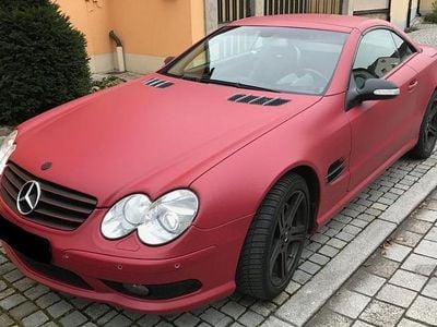Gebraucht Mercedes SL55 AMG AMG 500 PS (367 kW) 2003 Brillantsilber  metalliclack (metallic) Cabrio