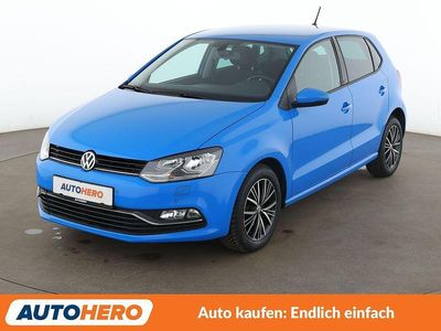 Gebraucht VW Polo Allstar 90 PS (66 kW) 2016 Blau Kleinwagen