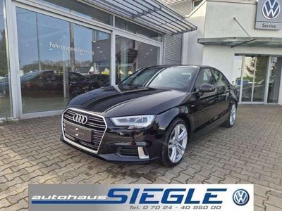 gebraucht Audi A3 35 TDI Limousine sport S-Line Leder/Alc. Navi LED