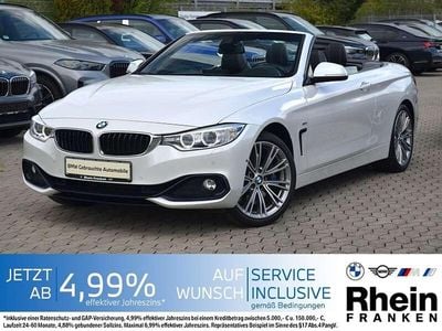 Usata BMW 440 Sport Line 326 CV (239 kW) 2016 Bianco Cabrio
