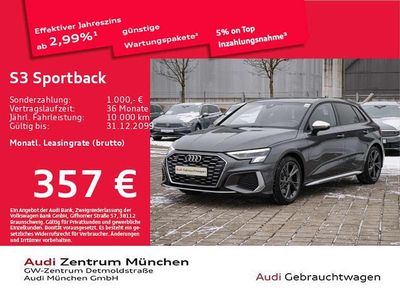 Daytonagrau perleffekt Gebraucht 2024 Audi S3 Ambiente Limousine | 36.283 € (Superpreis)