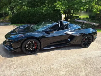 Neu Corvette ZR1 2026 Schwarz Cabrio