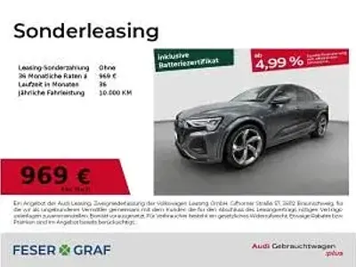 Gebraucht Audi SQ8 e-tron 369 kW (503 PS) 2024 Grau (daytonagrau perleffekt) SUV