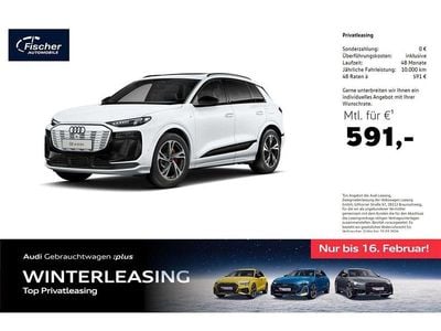 Gebraucht Audi Q6 e-tron S-Line 185 kW (252 PS) 2025 Gletscherweiß metallic SUV