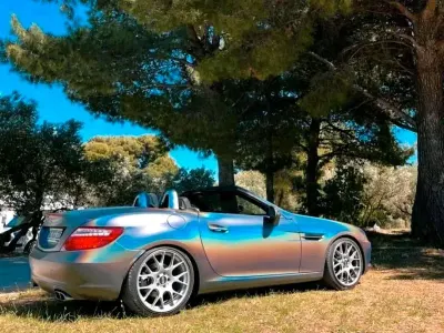 Gebraucht Mercedes SLK200 184 PS (135 kW) 2011 Silber Cabrio