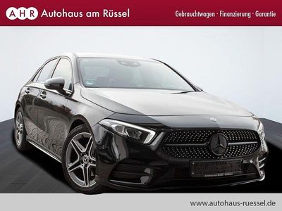 Schwarz Gebraucht 2019 Mercedes A200 AMG line Limousine | 25.990 € (Fairer Preis)