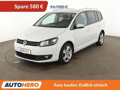 Gebraucht VW Touran Cup 140 PS (102 kW) 2015 Weiß Van / Kleinbus