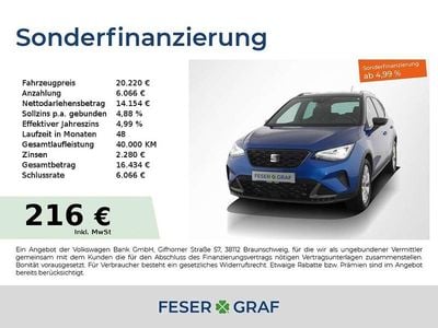 Gebraucht Seat Arona FR 150 PS (110 kW) 2022 Blau SUV